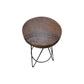 Iron Frame Bar Stool w/teak Seat Anteak