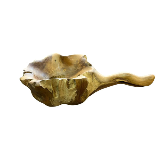 Corrosion Teak Bowl with Handle Anteak