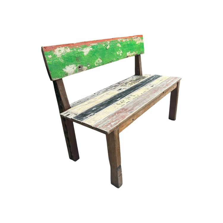 Boat Wood Bench 46” Broward Design Center