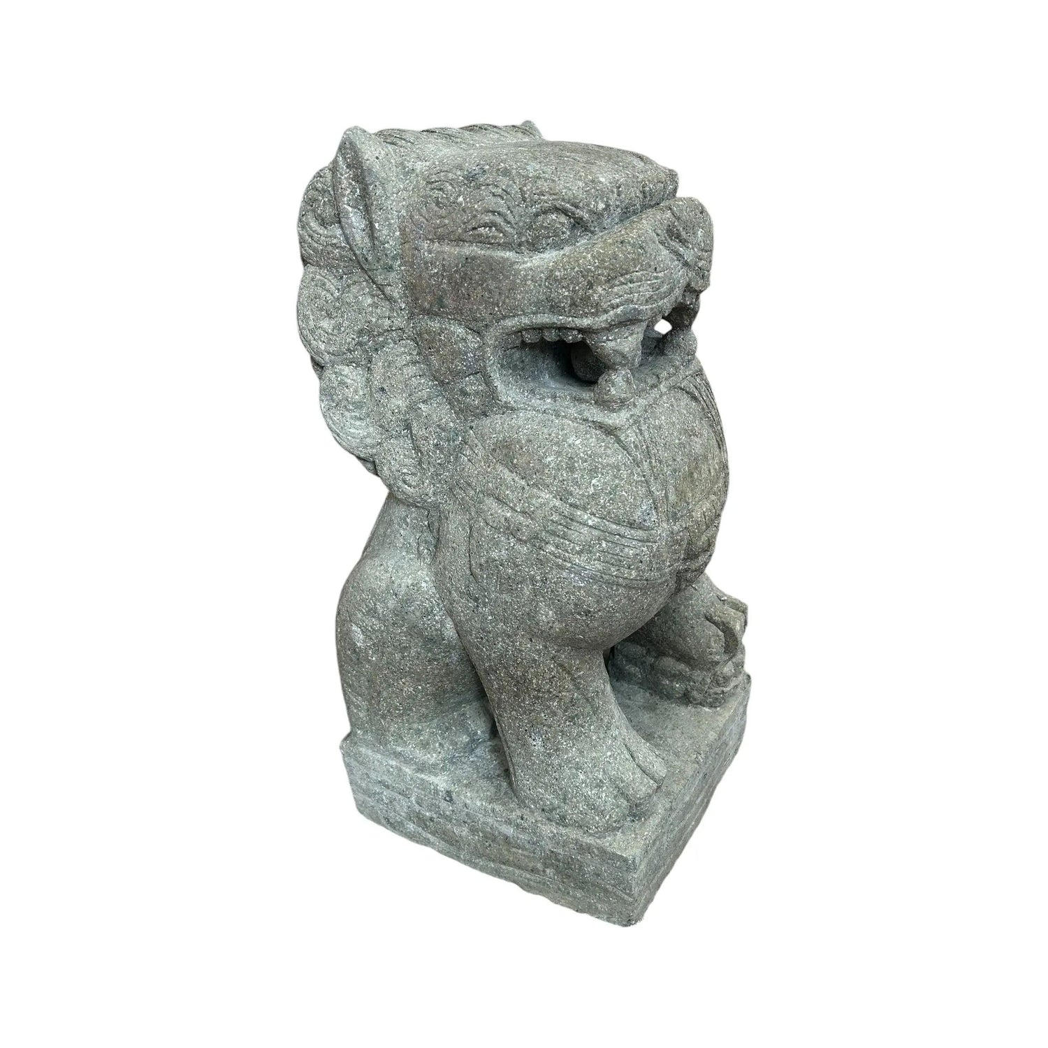 Chinese Dog River Stone 20” Set 2/pc Broward Design Center