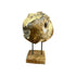 Teak Ball on Stand (Small) The Broward Design Center