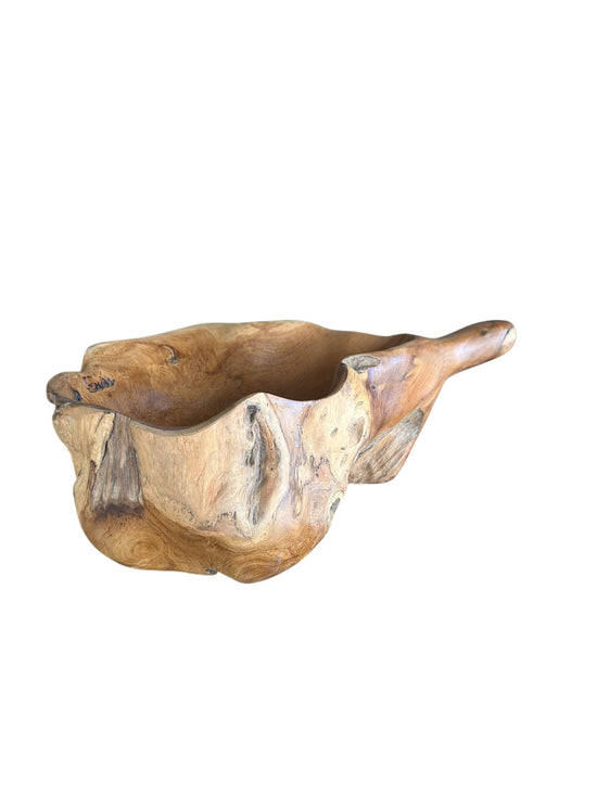 Teak Erosion Bowl