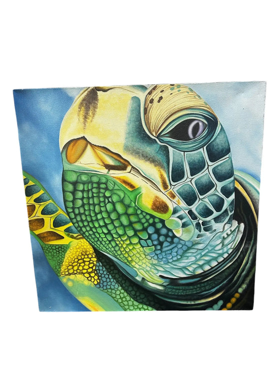 Deco SeaTurtle Painting Broward Design Center