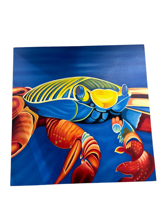 Colorful Crab Painting Broward Design Center