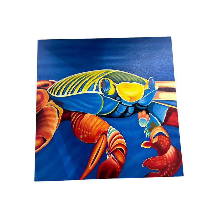 Colorful Crab Painting Broward Design Center