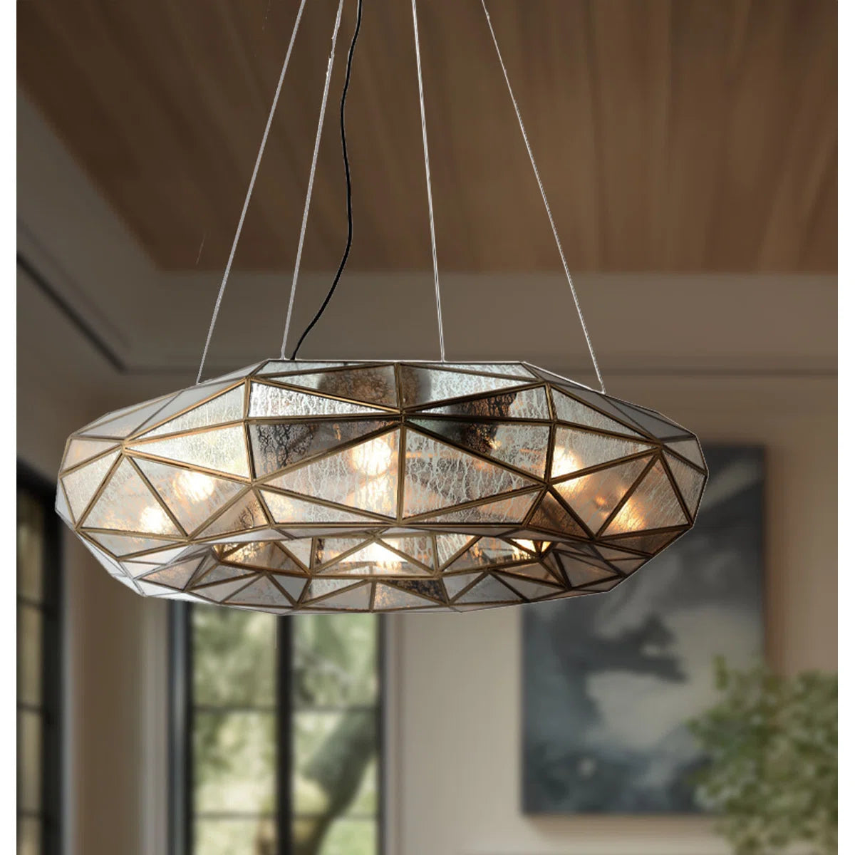 Metropolitan Geo-Gem - 8 light chandelier