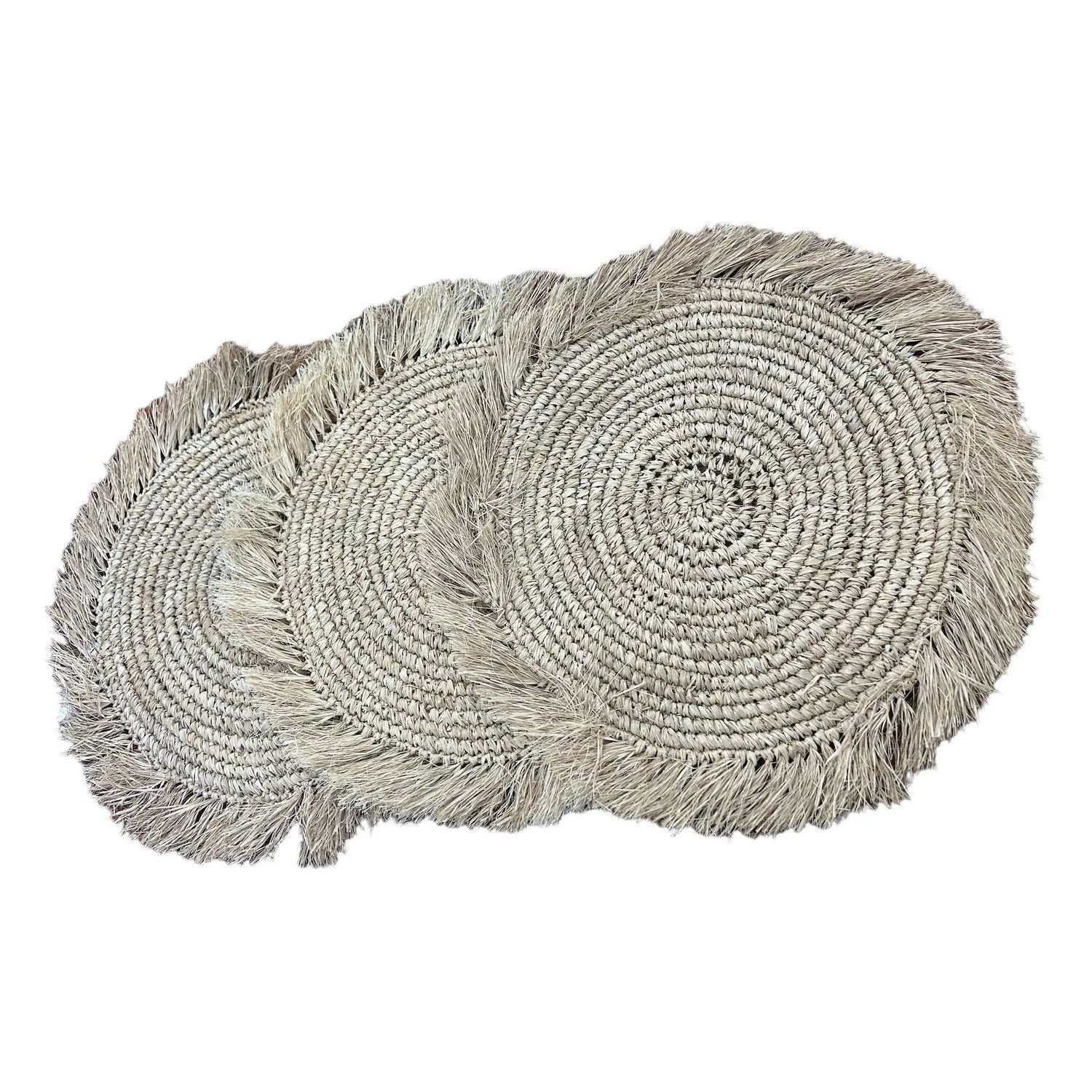 Woven Seagrass Table Mat Broward Design Center