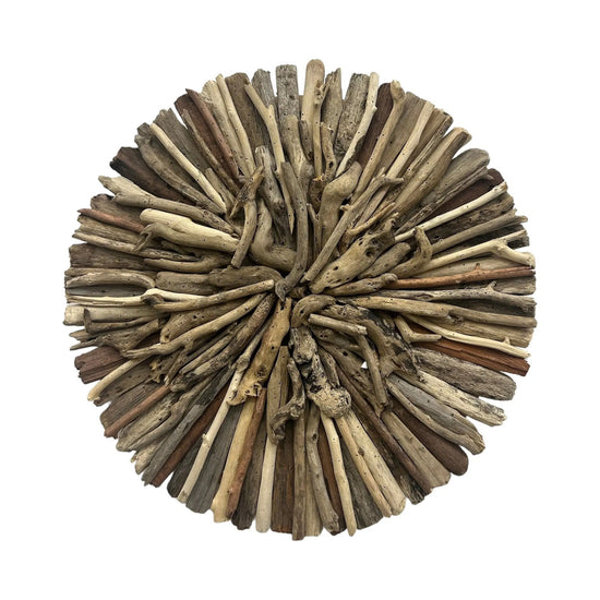 Round Wall Art made from Branches Broward Design Center