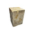 Petrified Wood Square Stool (A) Broward Design Center