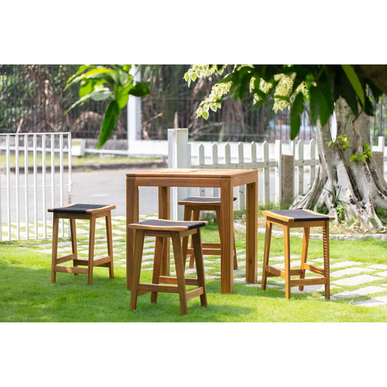 Laguna 5-Piece Backless Pub Dining Set Pelican reef