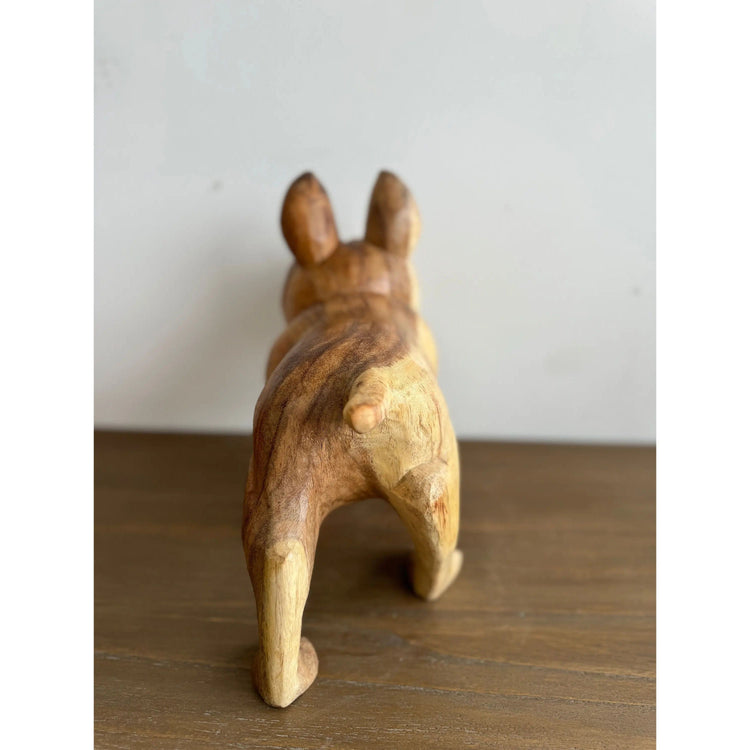 Hand Carved Bulldog (Large) Etsy